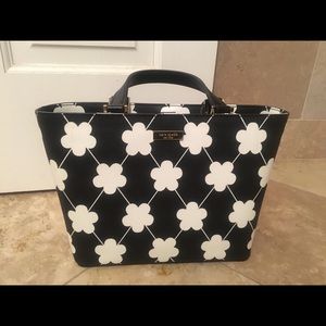 Juno Kate Spade Bag- Black and White Print (NWT)
